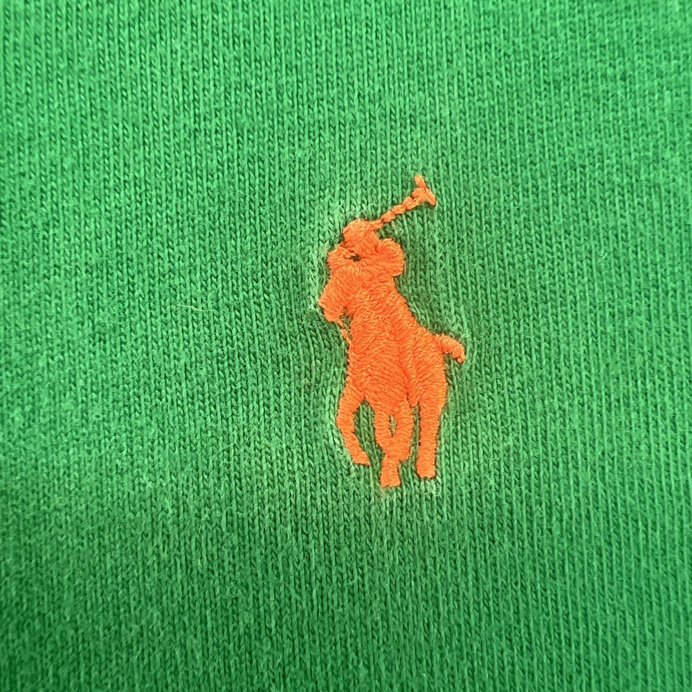 Vintage Ralph Lauren Polo Distressed‎ T Shirt Green Small - Picture 3 of 6